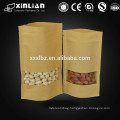 Natural Kraft paper bag/Natural Kraft Foil Stand Up Zip Pouch